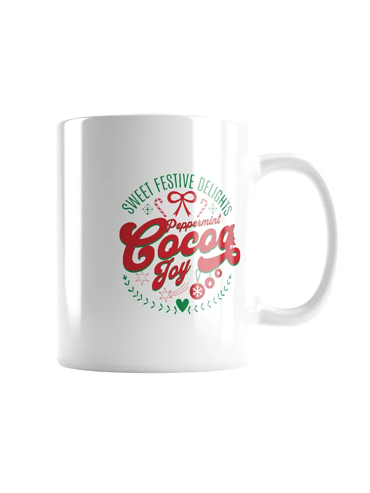 Cozy Up with a Peppermint Cocoa Joy Coffee Mug This Winter product image (5)