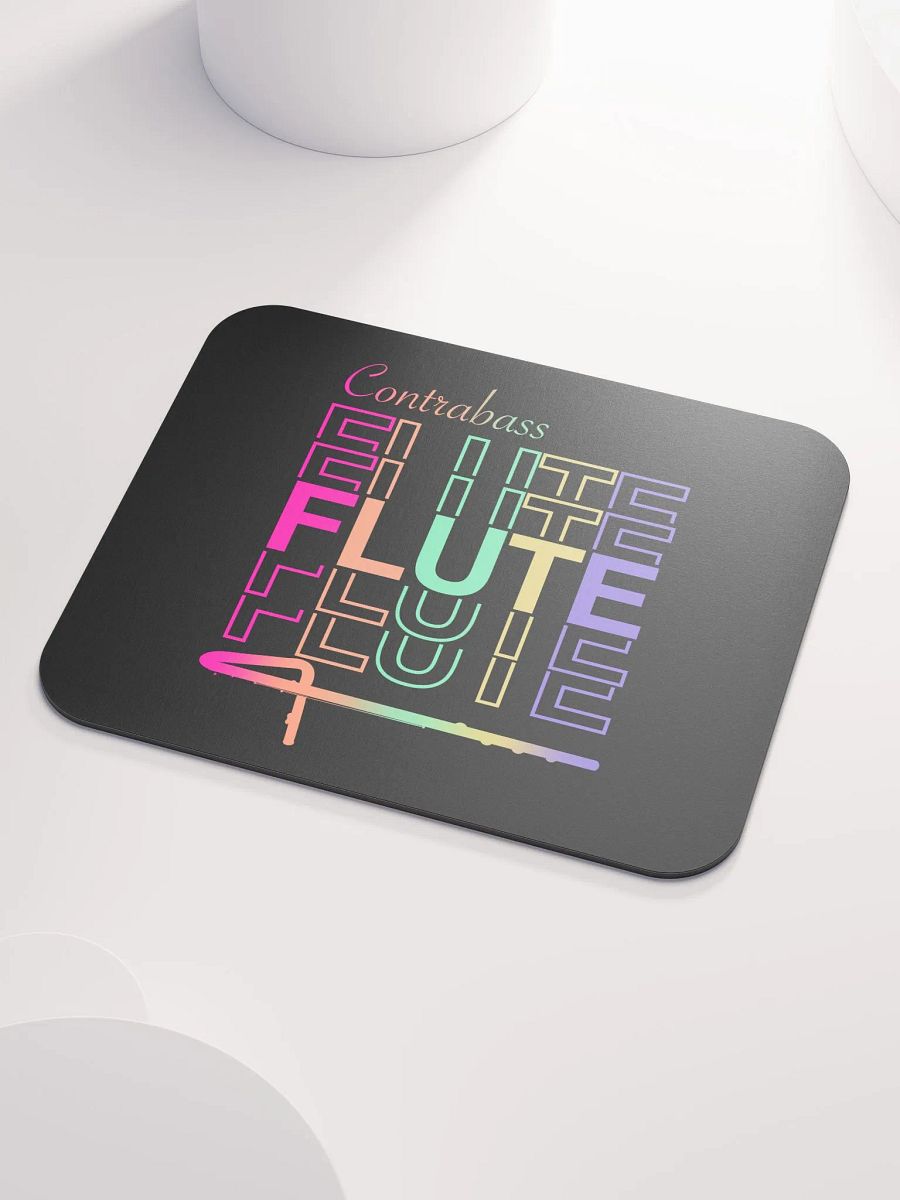 Symmetrical Flute Graphic Mouse Pad - Contrabass Flute product image (3)