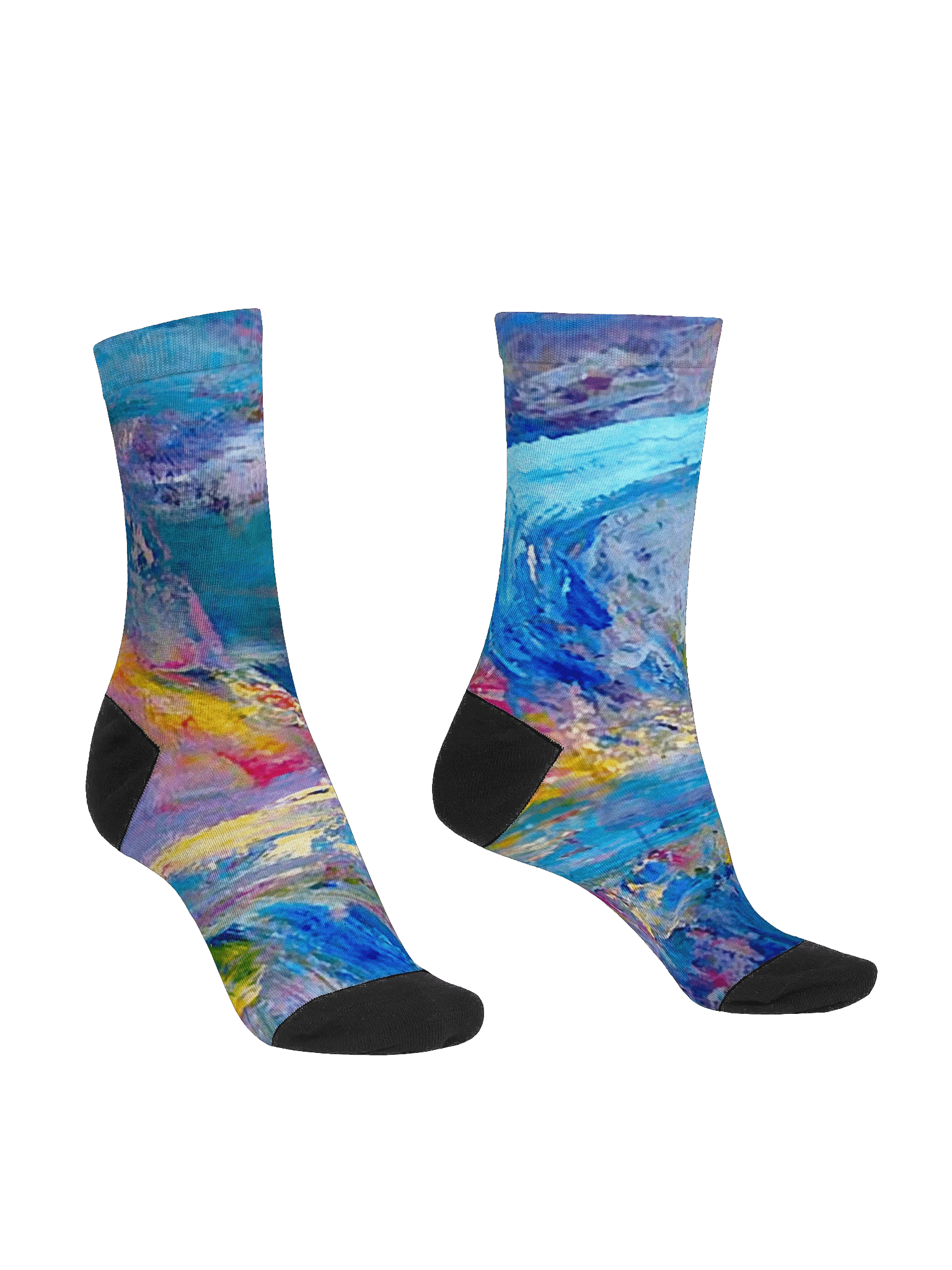 Abstract 1997 EcoArt Crew Socks product image (3)