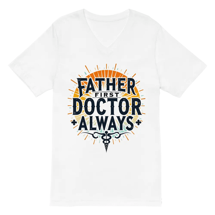 Father First Doctor Always V-Neck Tee product image (2)