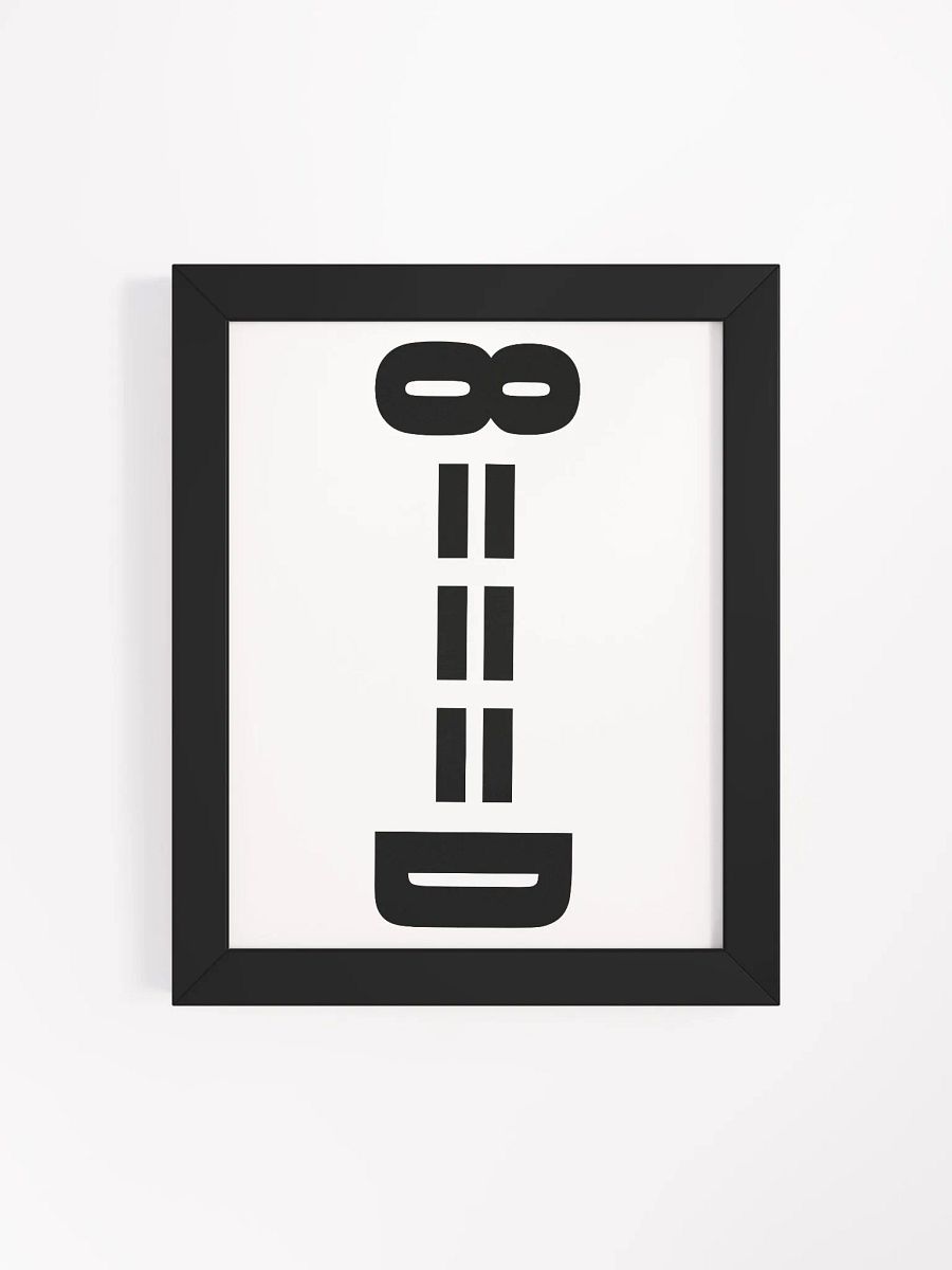 8===D Framed High-Quality Matte Poster product image (4)