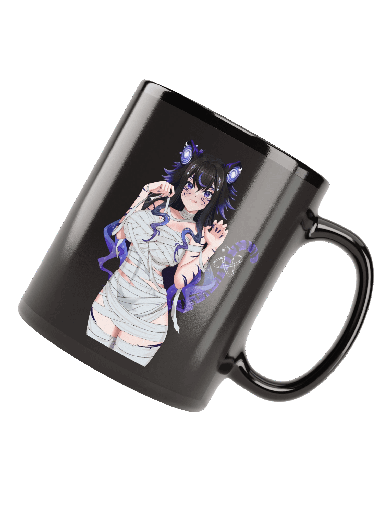 SFW Mummy Moona no Background | Black Glossy Mug product image (4)