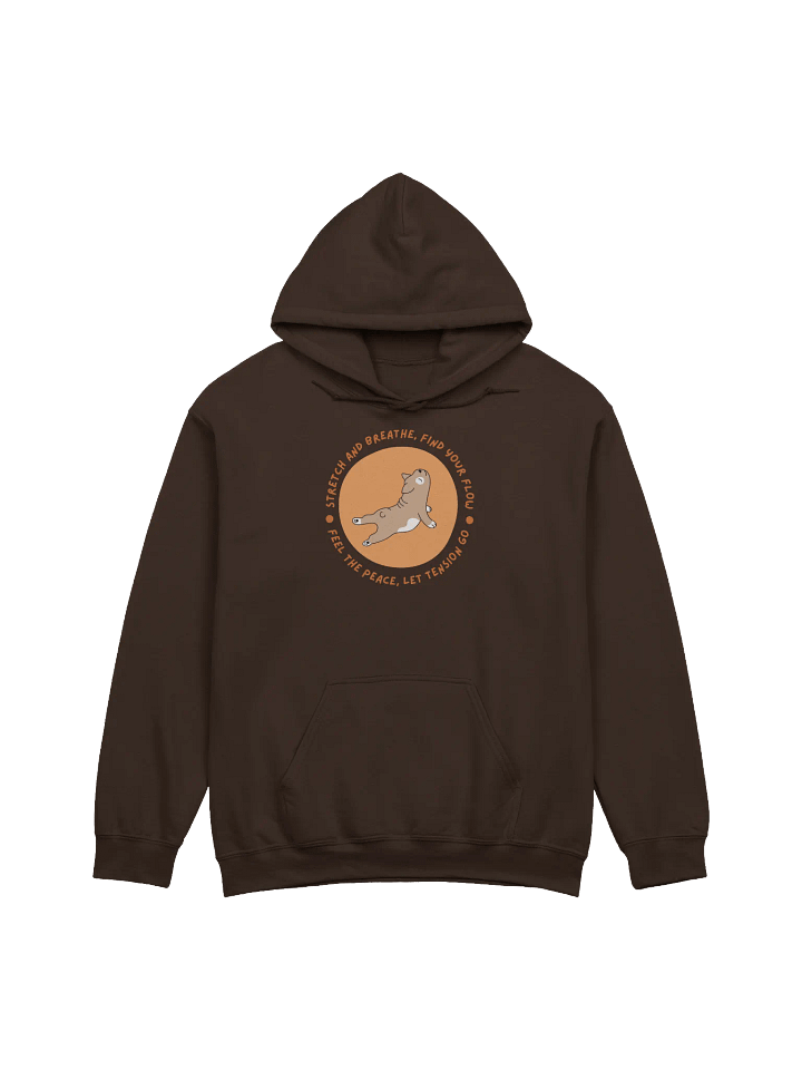 "Zen Pug Hoodie: Yoga Pose Serenity" product image (4)