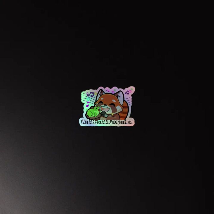 Stand Together Holographic Sticker product image (4)
