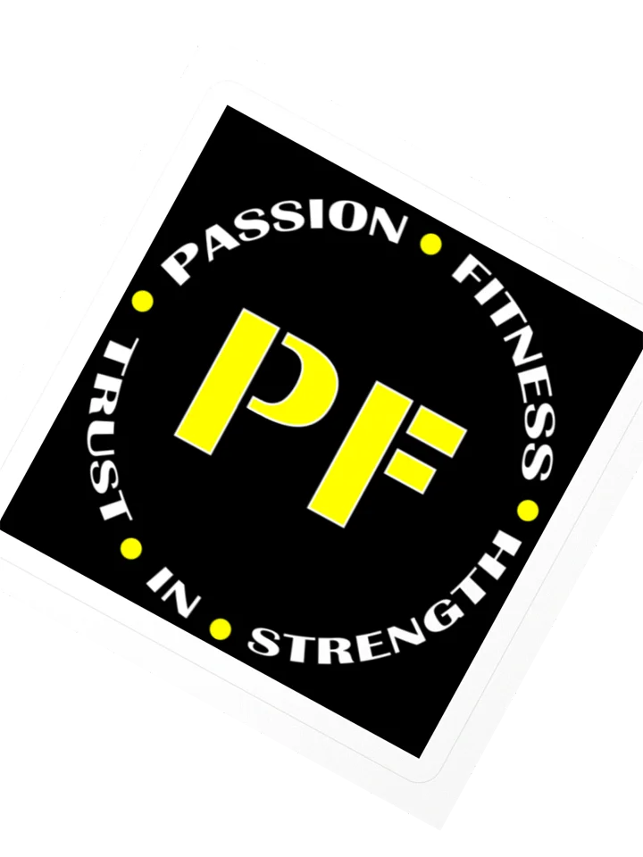 Passion Fitness Kiss Cut Sticker product image (2)