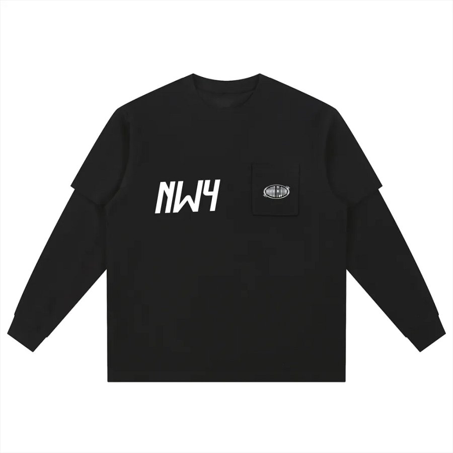 NARVI WORLD ALBUM MERCH " NW4 " 2 IN 1 LONGSLEEVE SHIRT V2 product image (1)