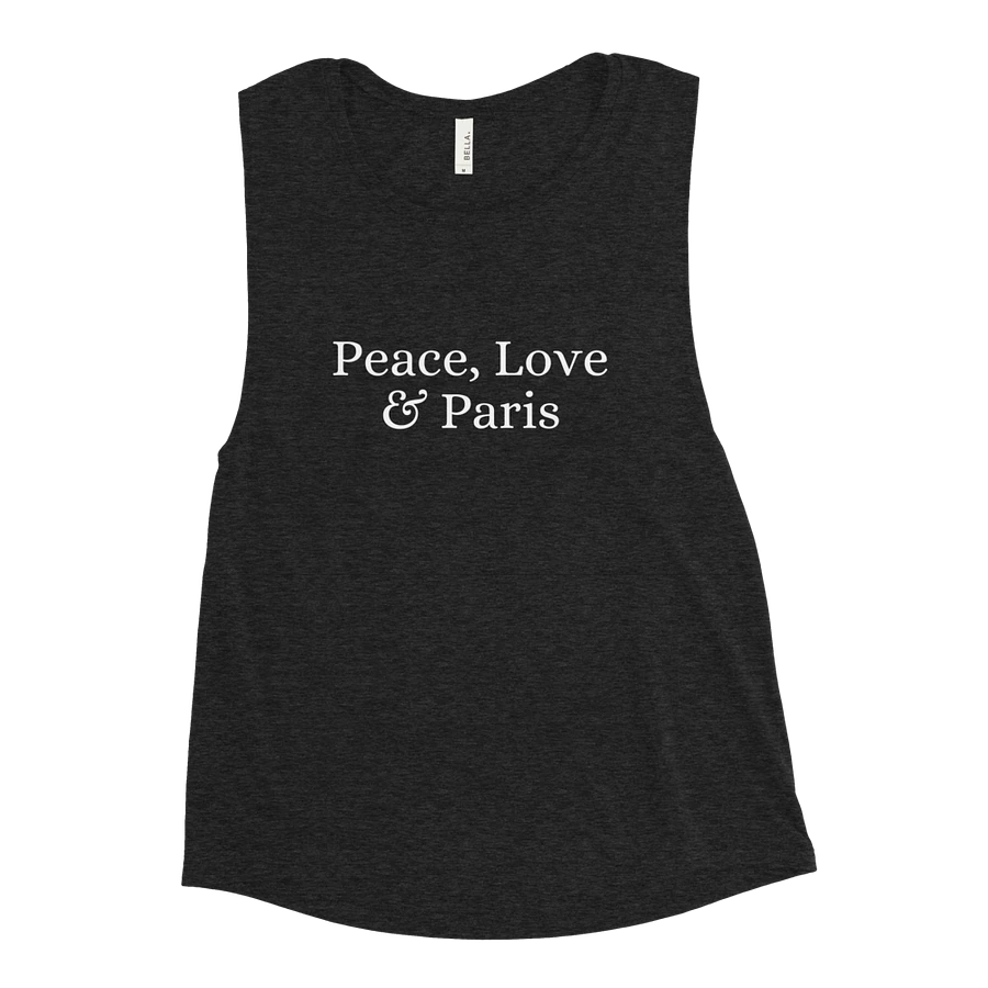 Peace, Love and Paris Women's Flowy Muscle Tank product image (4)