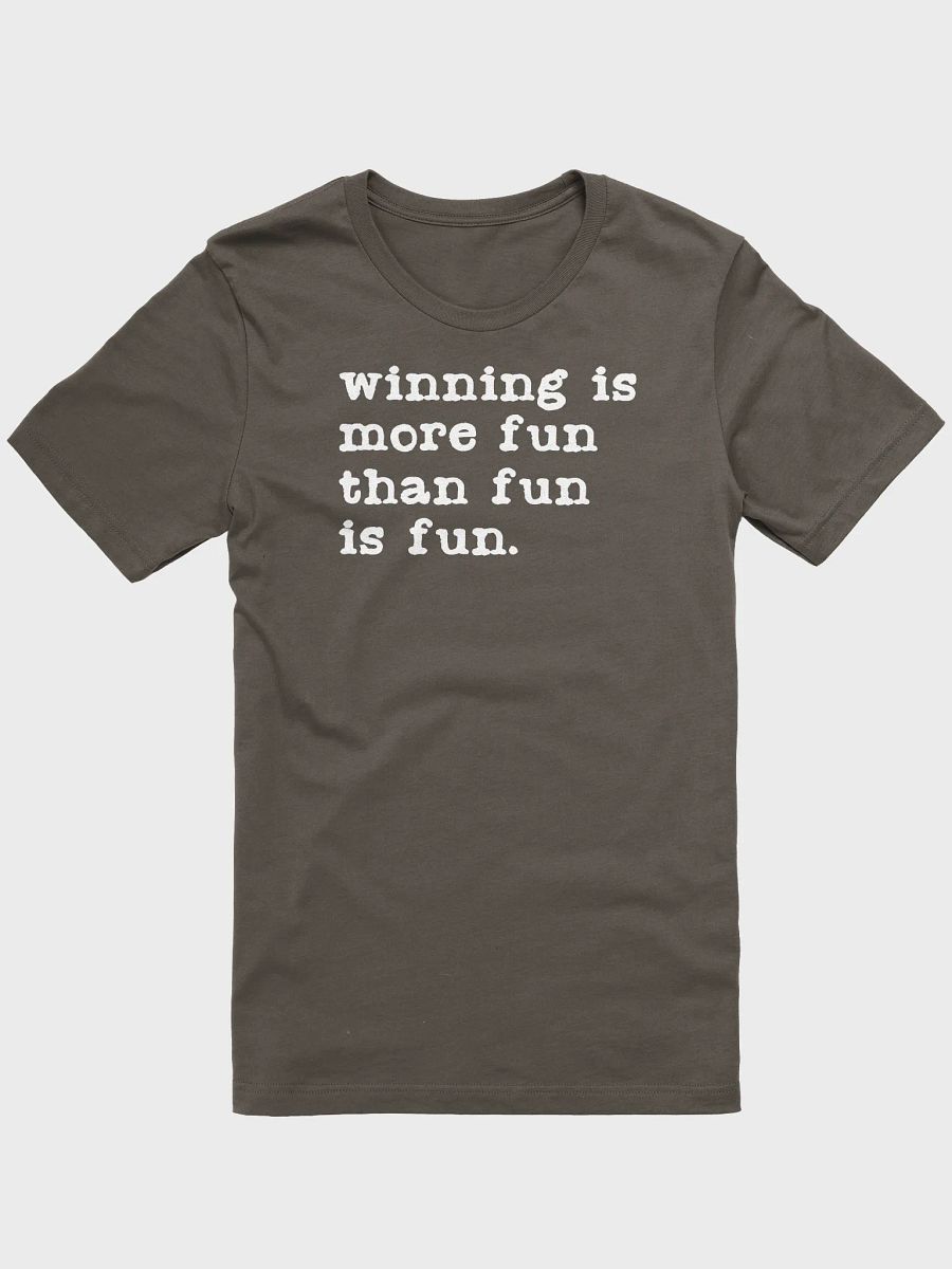 Funny Hockey T-Shirt – Winning is More Fun – Beer League Hockey Shirt for Men - Gift for Hockey Players and Winners product image (5)