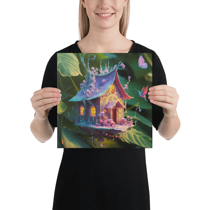 Watercolour Fairy House Art - v1 product image (2)