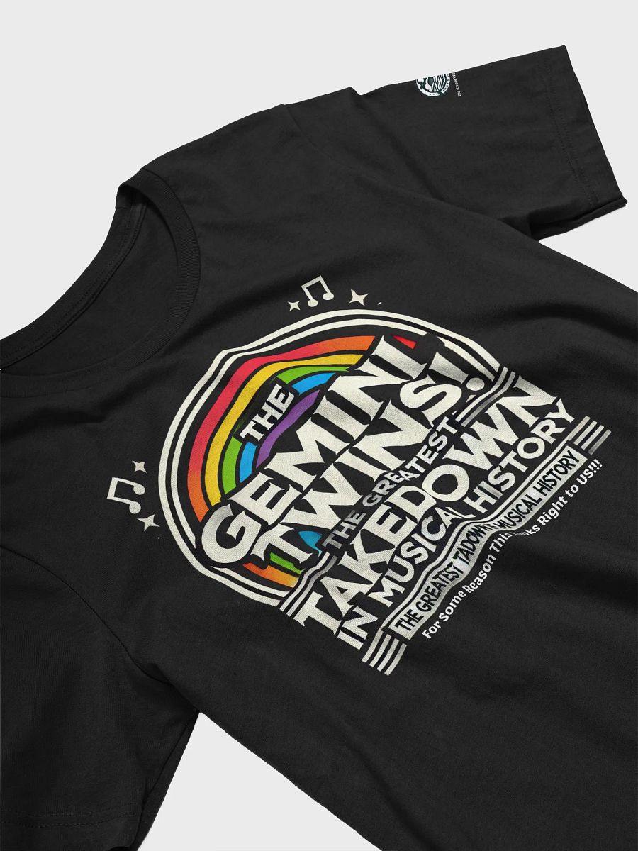 🔥 Official Bella "The Gemini Twins!" 'The Greatest Takedown in Musical History' T-Shirt 🎶 Featuring Emily's Daydream on the Sleeve 🎭 product image (3)
