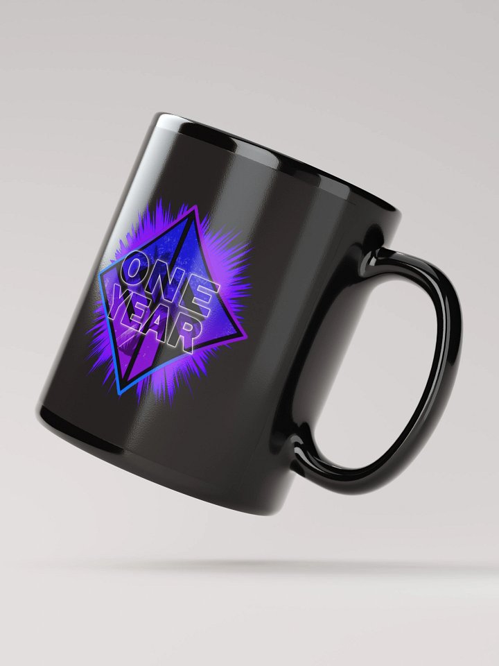 One Year OG Black Glossy Mug product image (1)