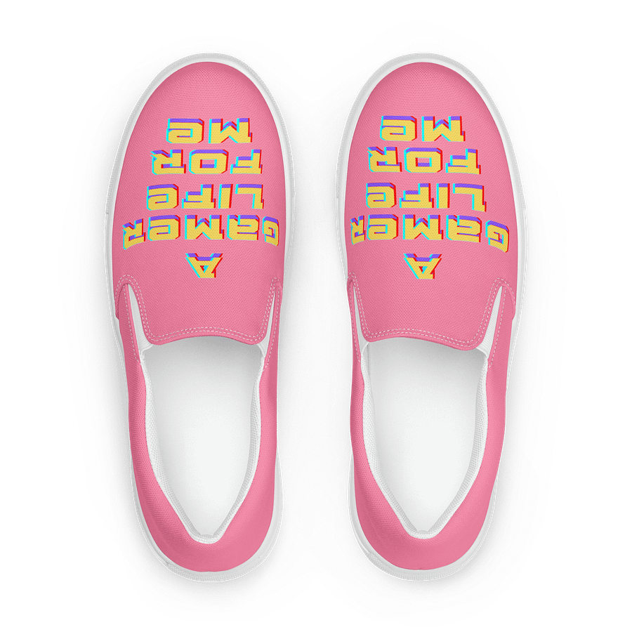 Gamer Life Upside Down Slip-Ons product image (1)