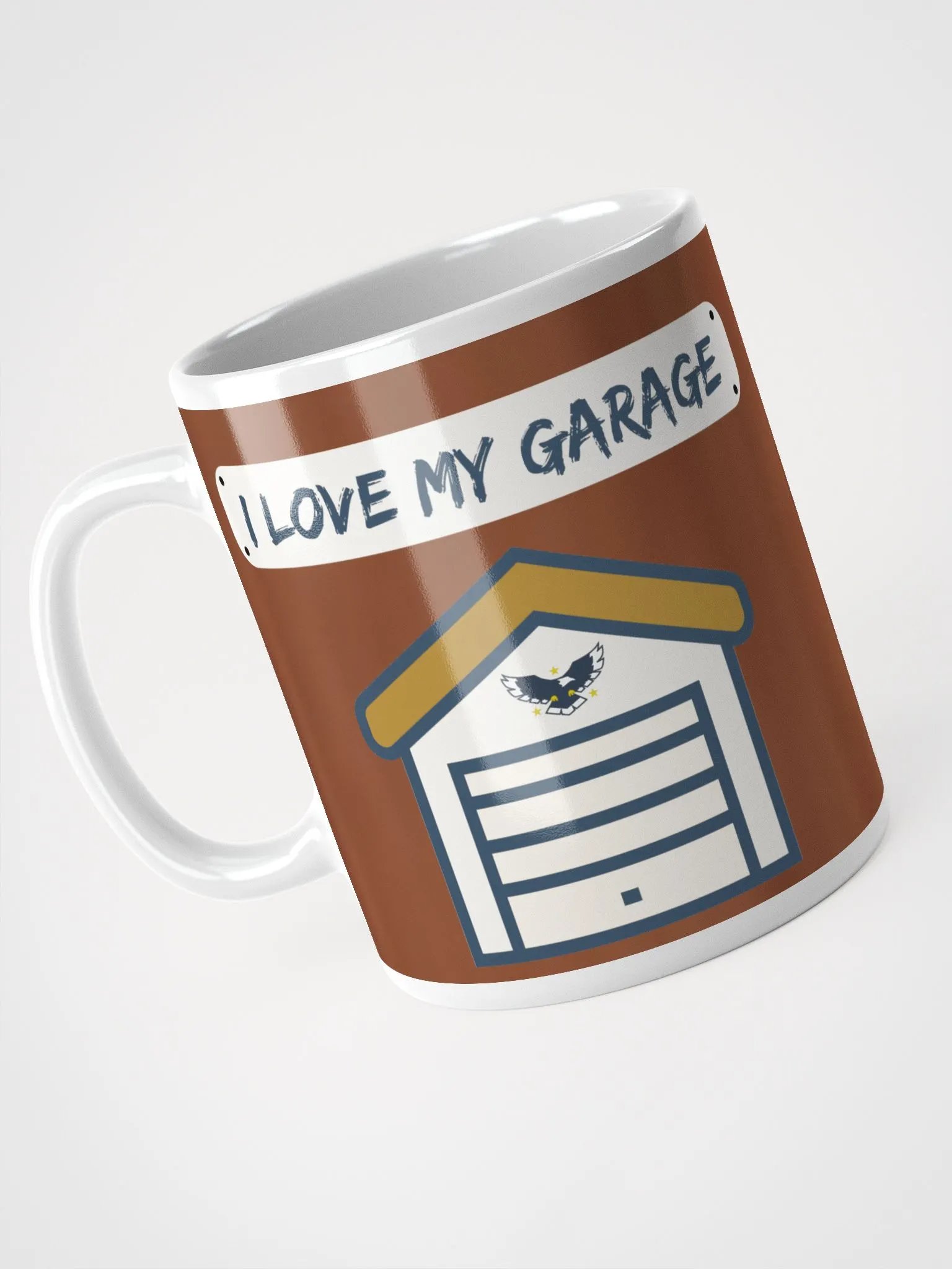 I Love My Garage - mug - white - mahogany product image (1)