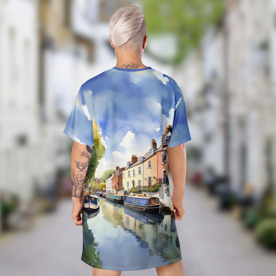 Little Italy - England - All Over Print - Watercolor - T-shirt Dress product image (12)