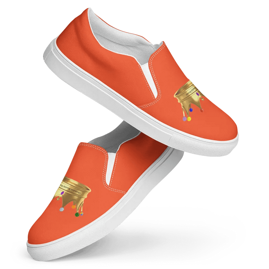 Queendom Beautiful Women Crown Canvas Shoes /Orange (TM) product image (4)