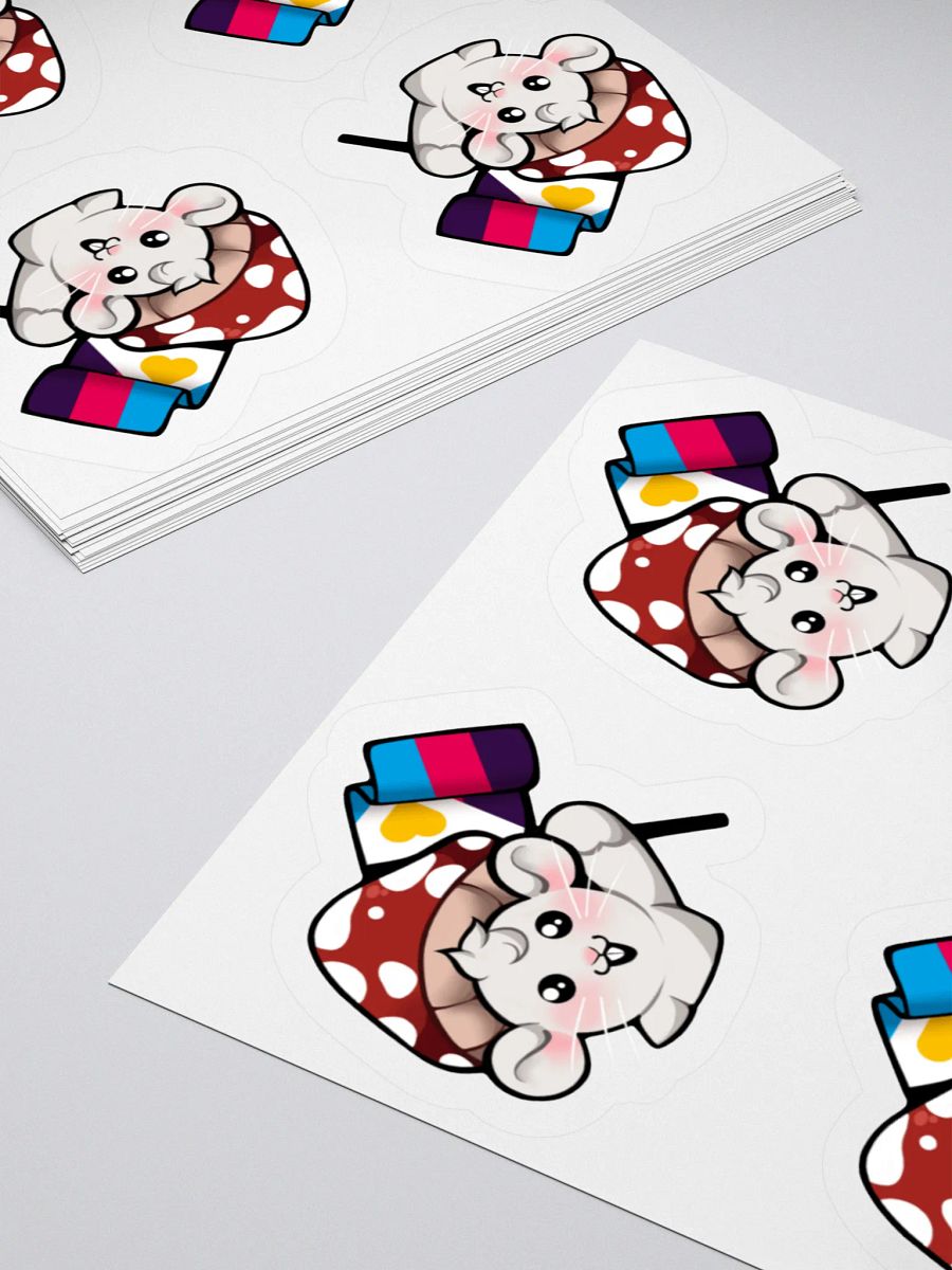 Polyamorous Pride Flag Stickers product image (4)