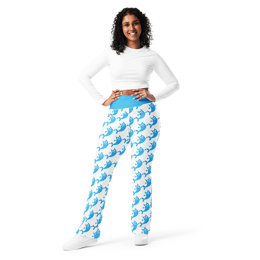 Mermaid Cat Flare Leggings product image (8)