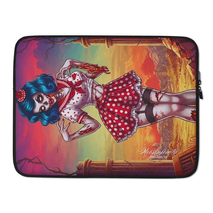 V3 Zombie Pinup Laptop Sleeve product image (2)