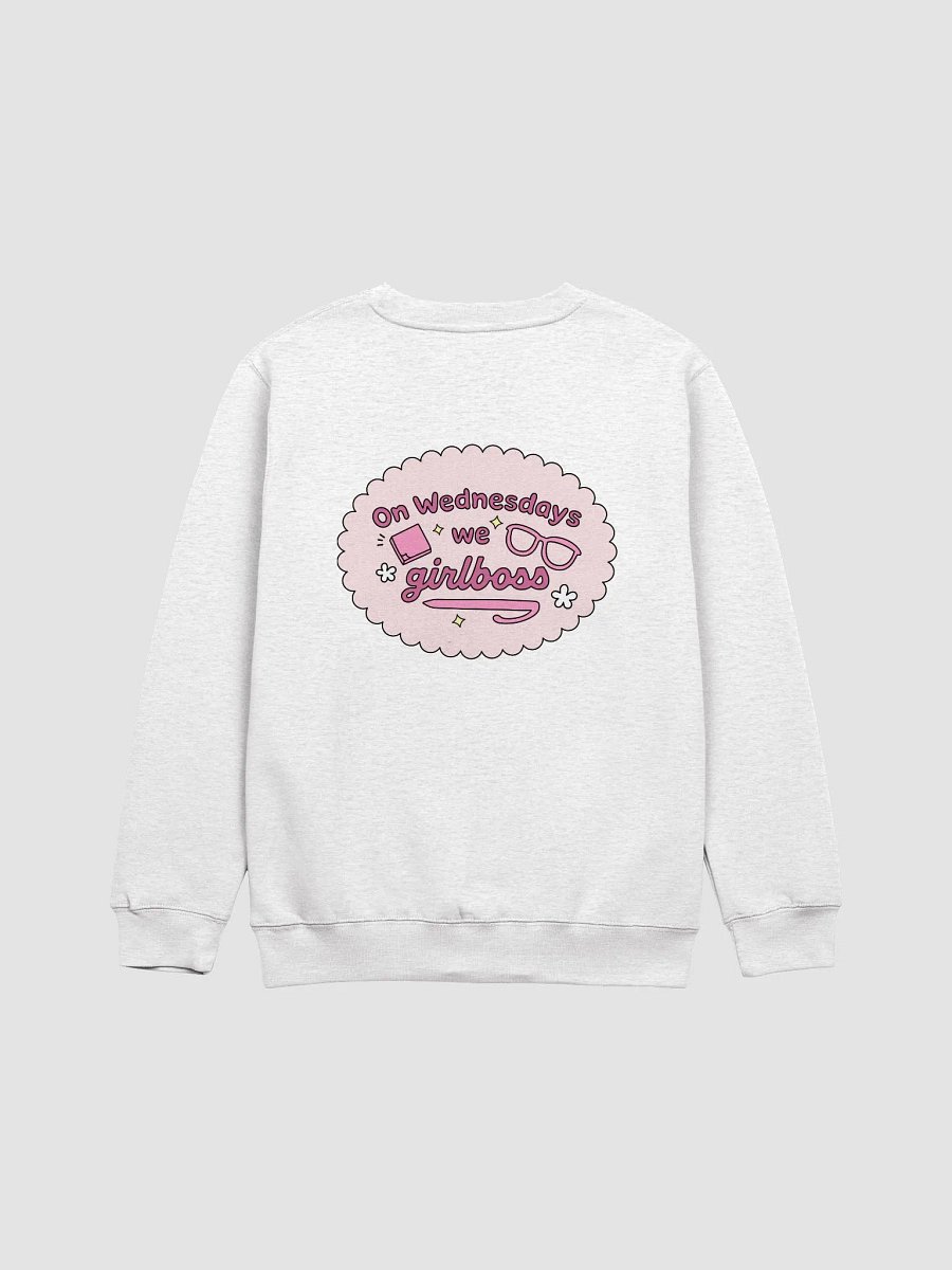 On Wednesdays, We Girlboss Unisex Crewneck Sweatshirt product image (4)