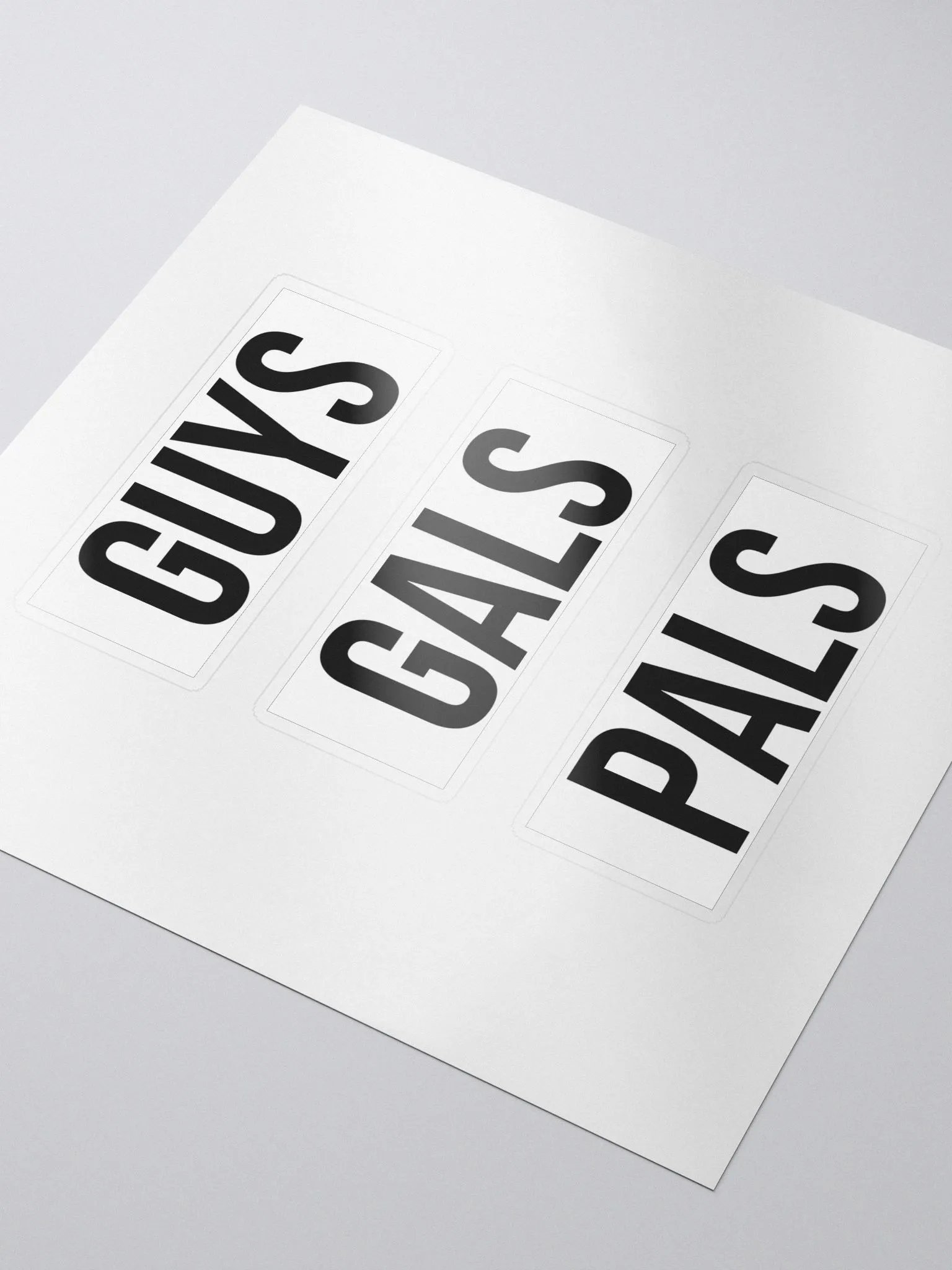 Guys Gals Pals Stickers product image (3)