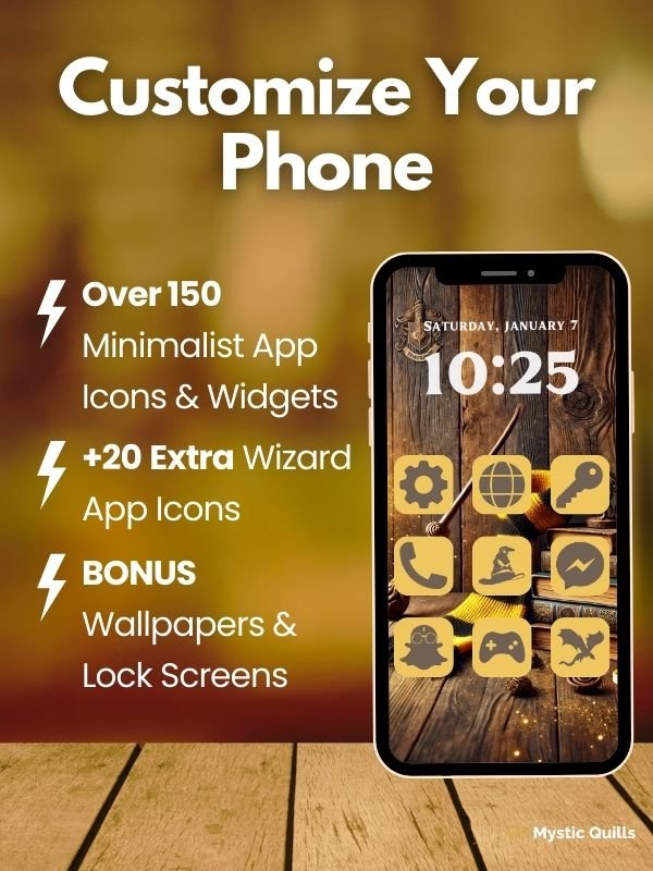 Hufflepuff Minimalist App Icon Pack for Phones and Tablets product image (3)