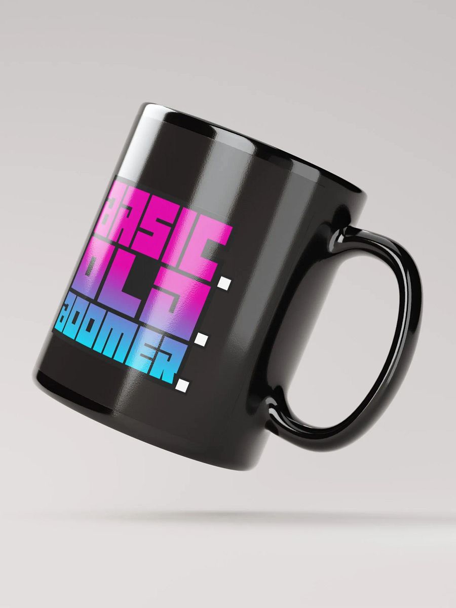 BASIC OLD BOOMER BLACK MUG product image (4)