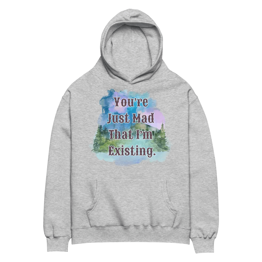 I'm Existing Unisex Oversized Hoodie product image (2)