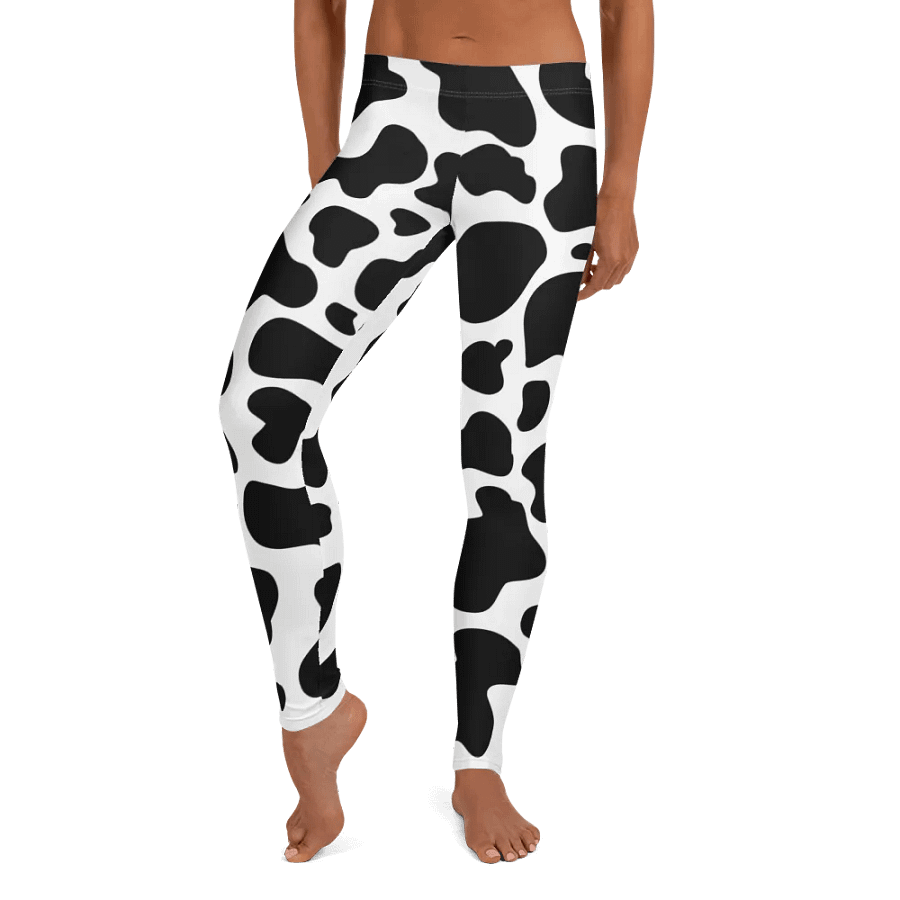 Chic Cow Print Leggings – Trendy & Comfortable for Every Occasion product image (9)