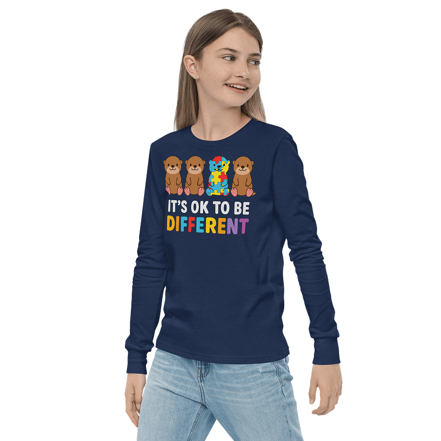 It's Ok To Be Different Youth Long Sleeve T-shirt product image (15)