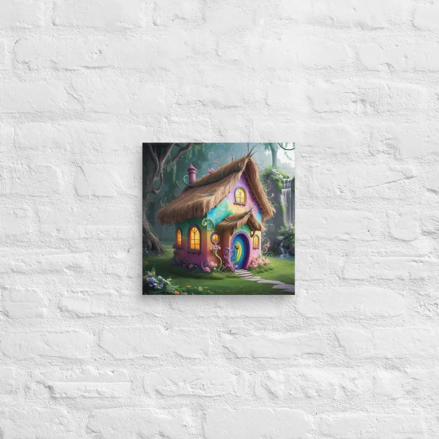 Watercolour Fairy House Art - v9 product image (12)