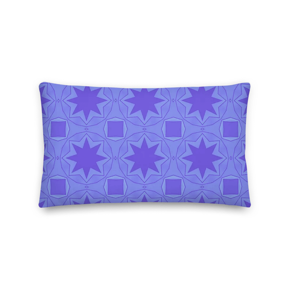 Blue star premium pillow (Reversible and in 3 sizes/shapes) product image (2)