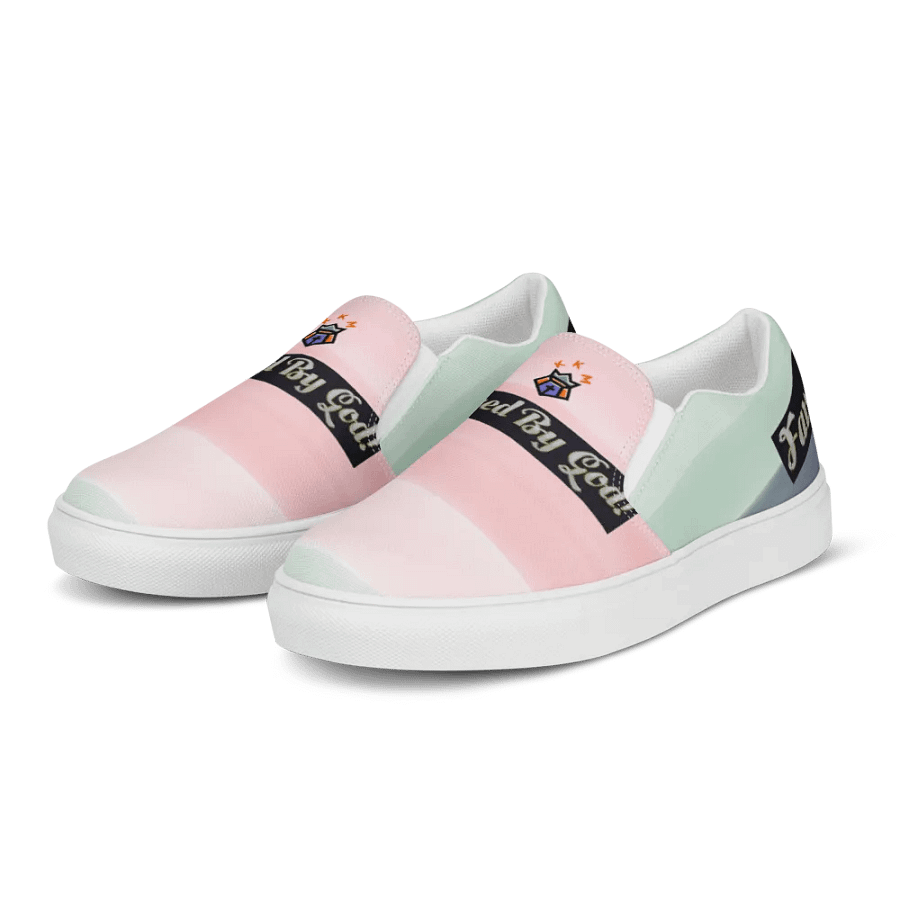 BBG Pink and Green Women's Slip On-w/o Cross product image (3)