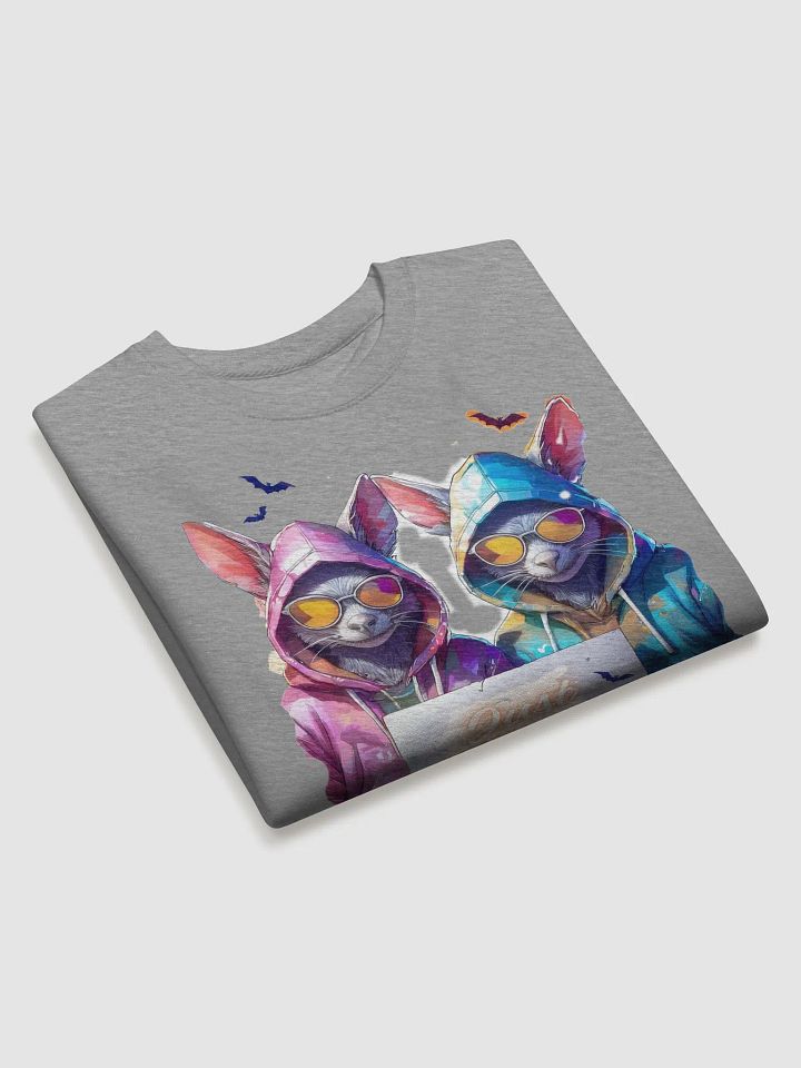 Halloween Mischievous Bats Vibing and Jack-O'-Lantern Wings Sweatshirt product image (1)