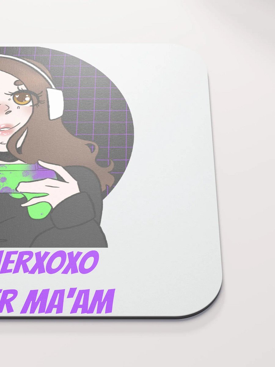 DuhhGamerXOXO/Miss Gamer Ma'am Mouse Pad - Purple Text product image (5)