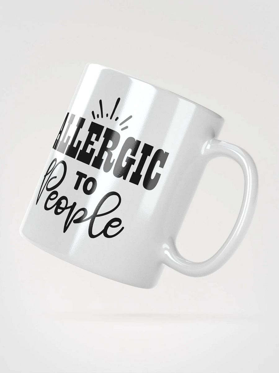 Allergic To People Glossy Mug product image (2)