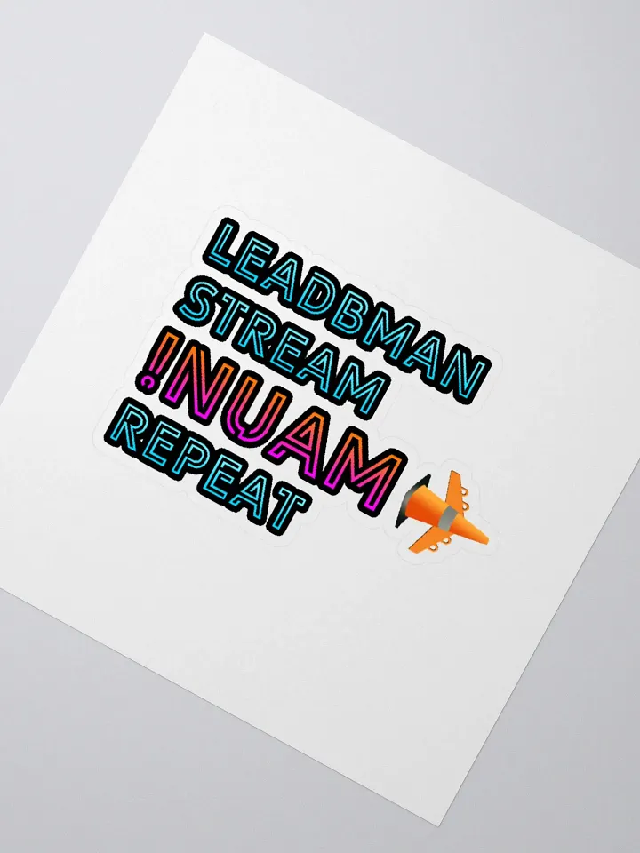 leadbman stream !nuam repeat (Sticker) product image (2)
