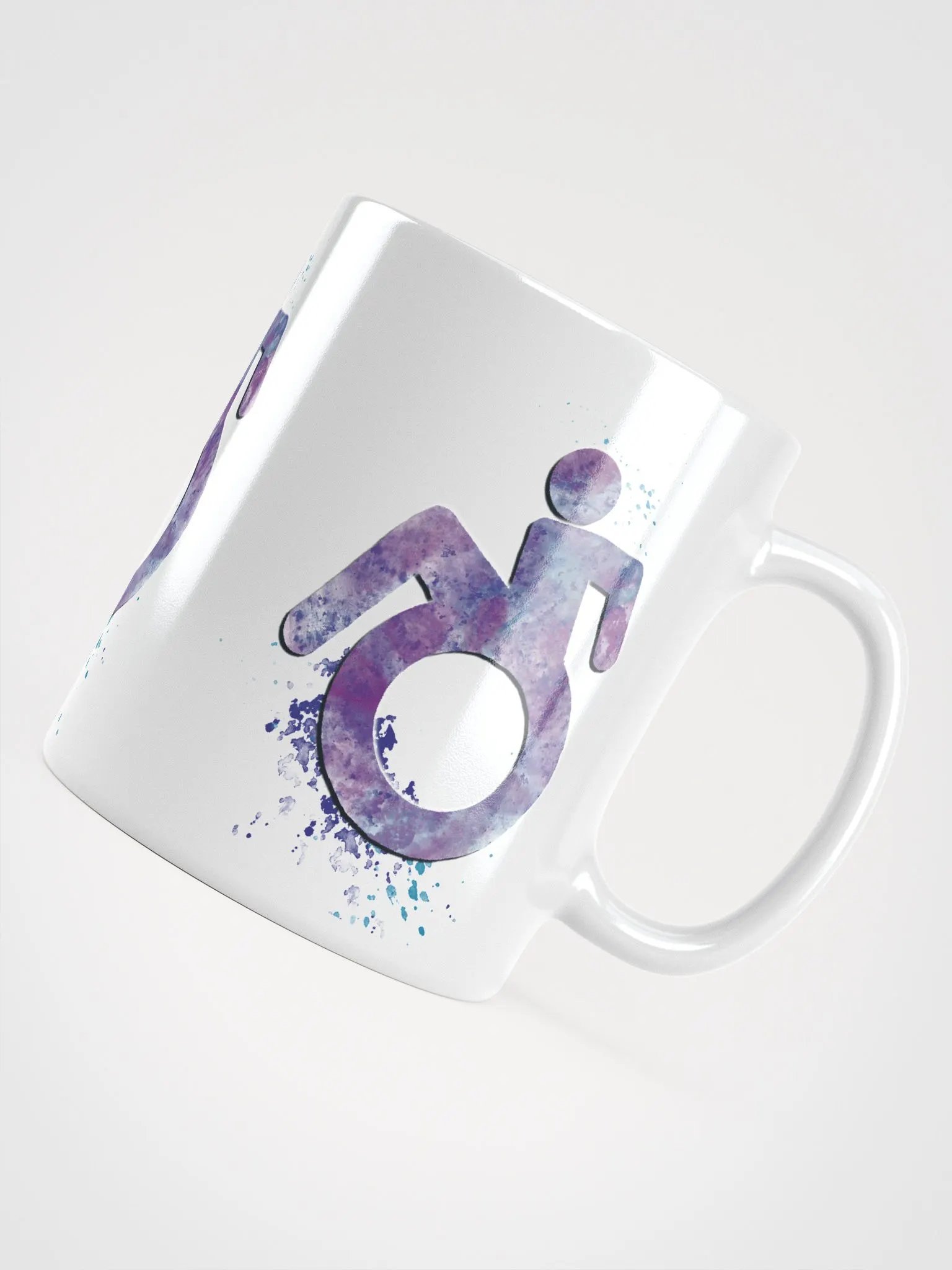 Wheelie, Purple Splash Mug product image (4)