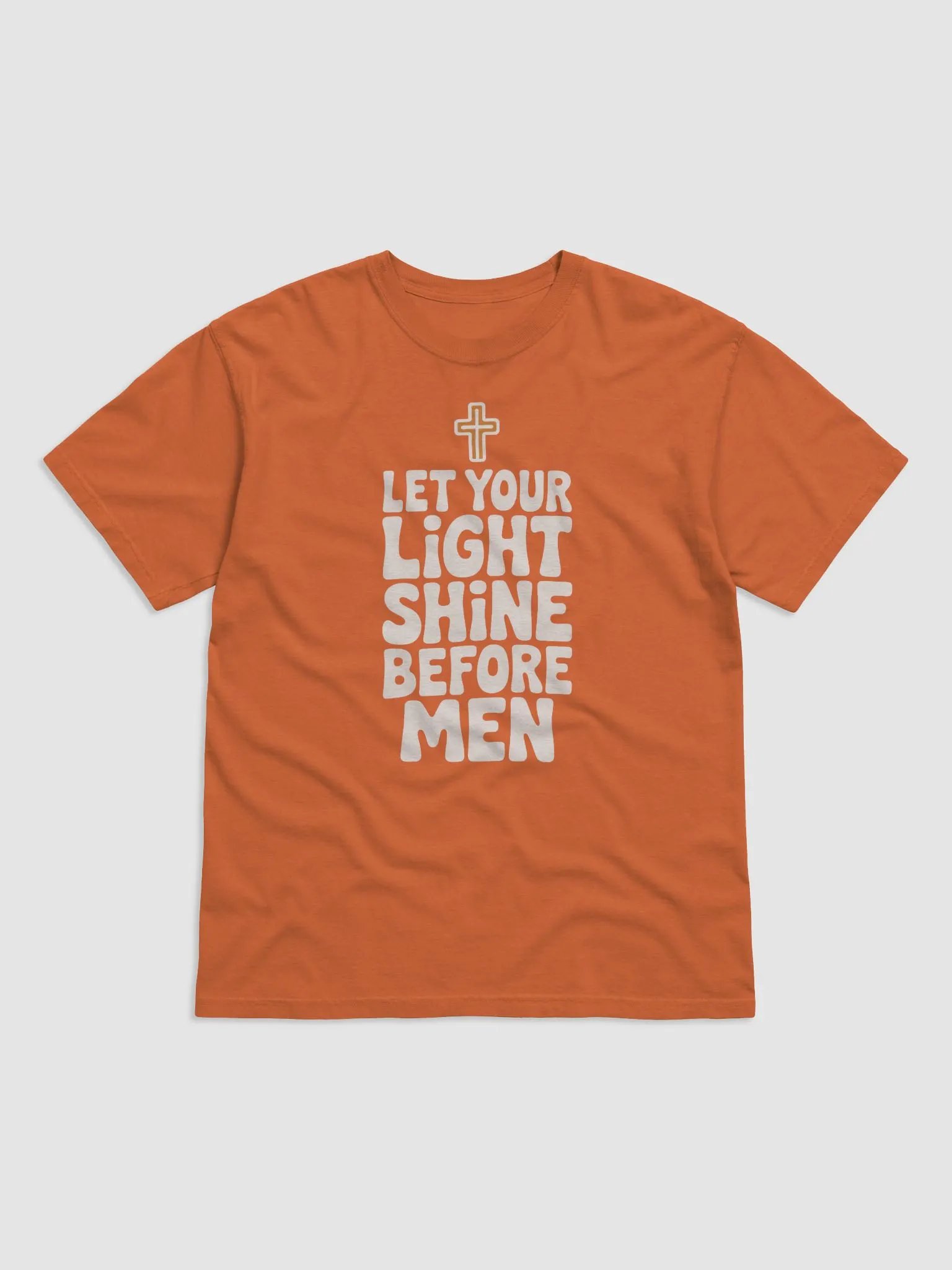 Let Your Light Shine – Matthew 5:16 Bible Verse Comfort Colors T-Shirt product image (3)