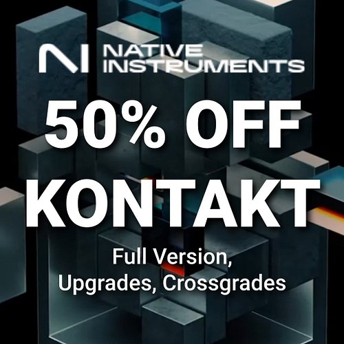 Save 50% on @nativeinstruments KONTAKT. This includes Full Version, Upgrades, and Crossgrades.
You can qualify for Crossgrade...
