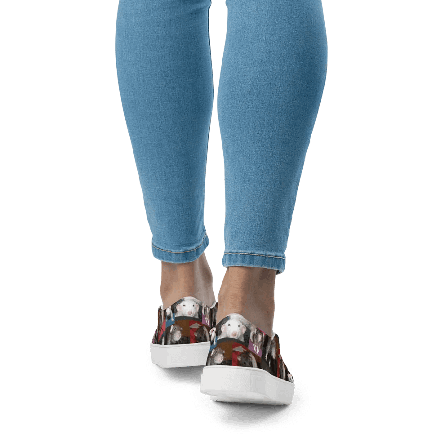 Rats galore, slip on canvas shoes (womens) product image (6)
