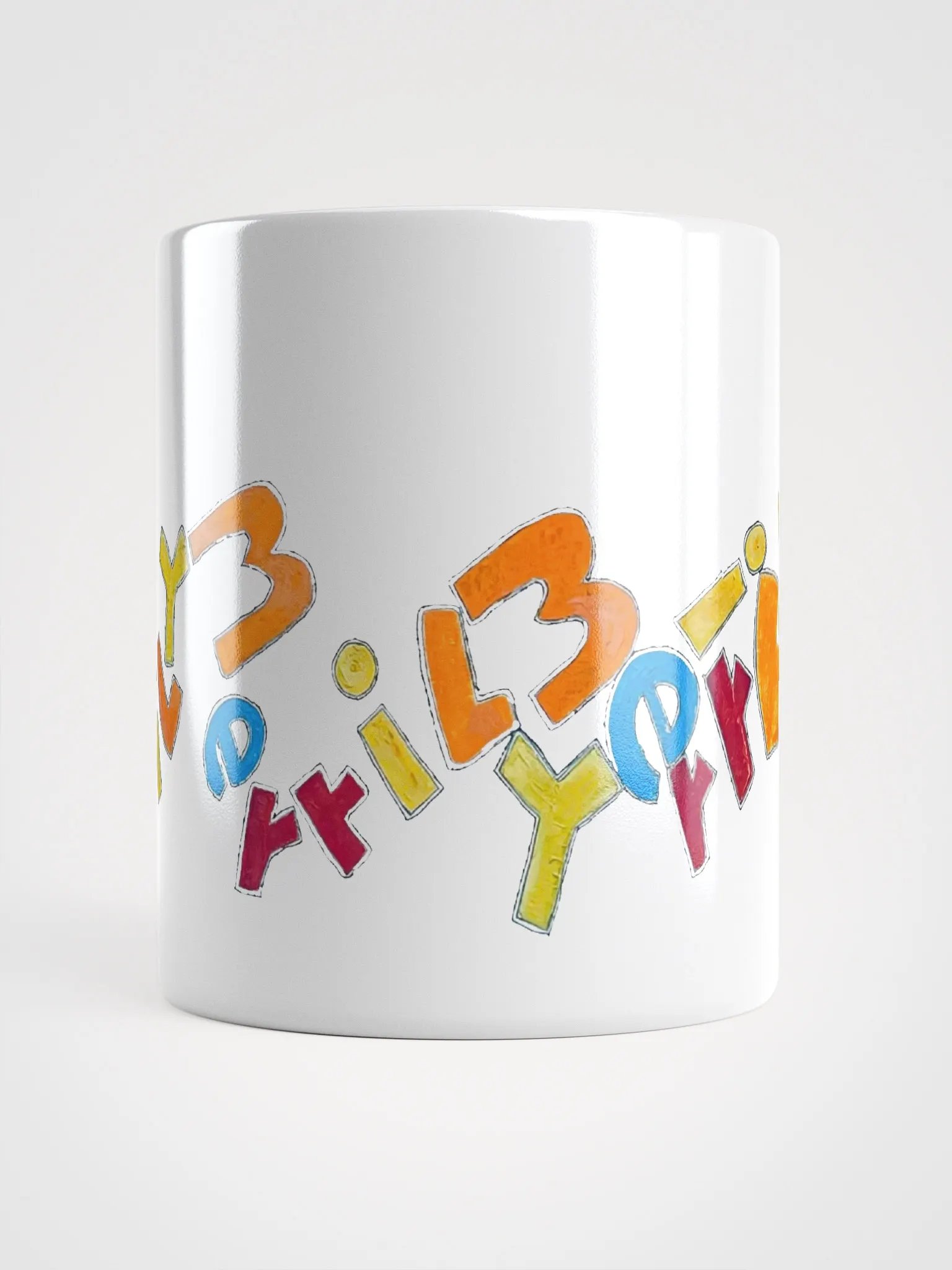 Merrily Merrily Merrily White Ceramic Mug product image (5)