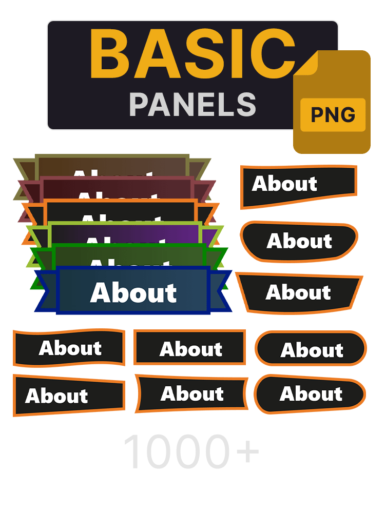 Basic Stream Panels (~1000) product image (1)