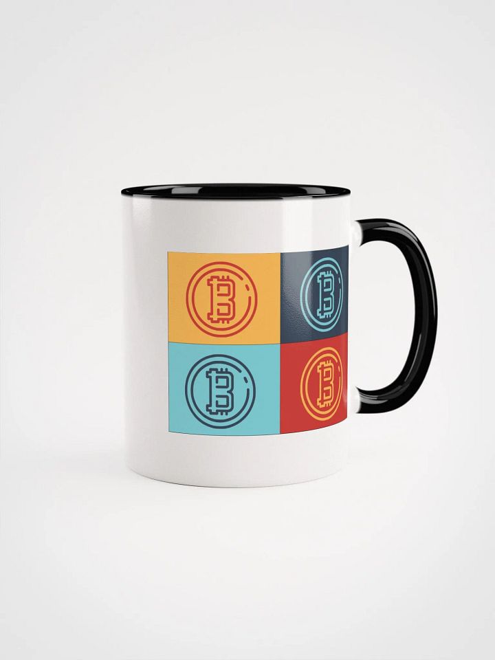 Bitcoin Pop Art Ceramic Mug product image (4)