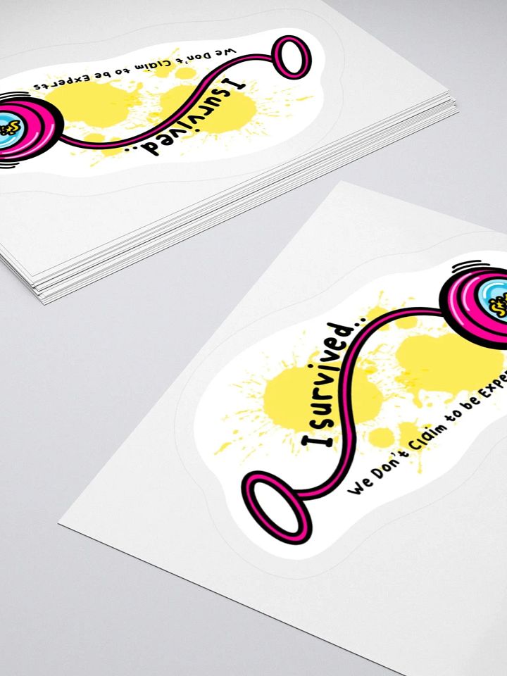 The Ankle Breaker Survivor Kiss Cut Sticker product image (1)