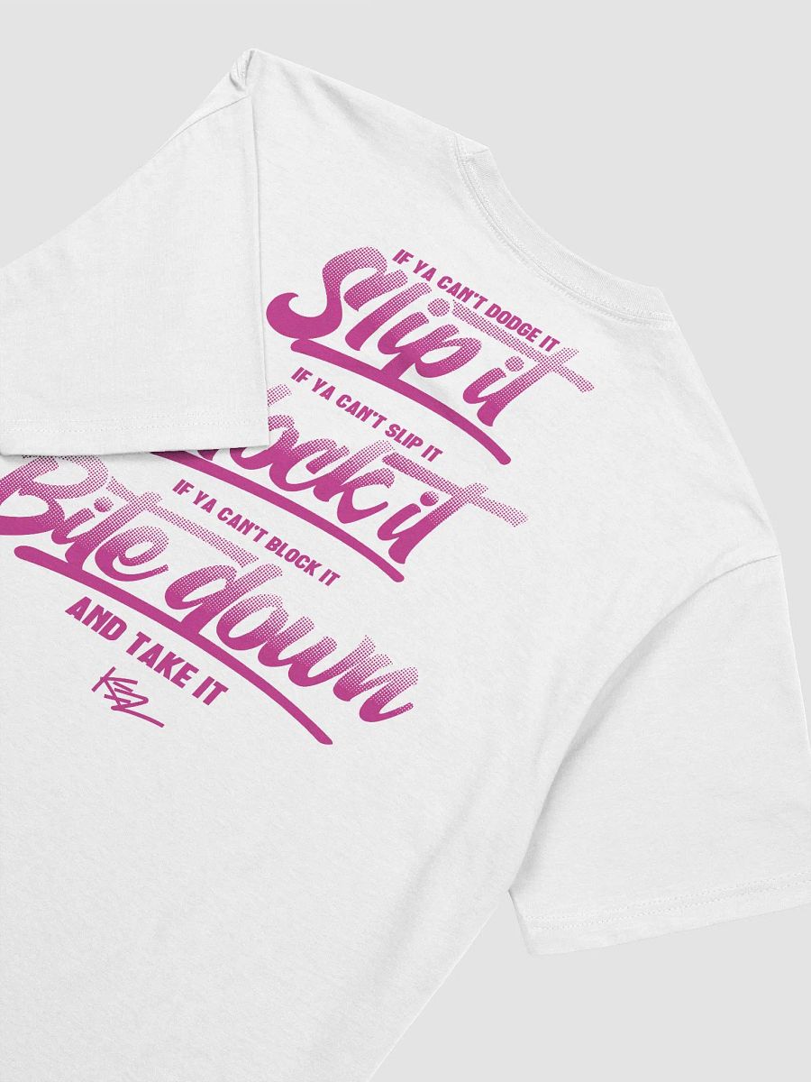 BITE DOWN TEE WHITE/PINK product image (4)