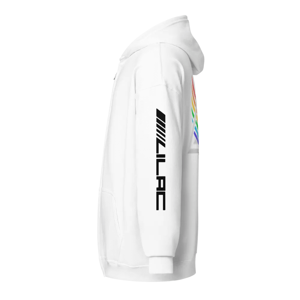 Zip-Up Hoodie - Winged Prism/Lilac (Black lettering) product image (2)