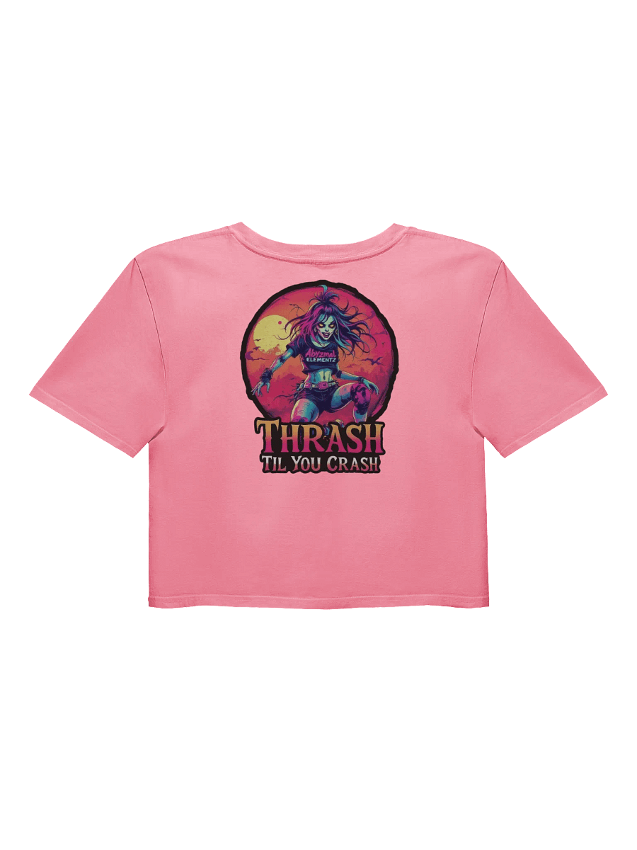 Thrash Til You Crash Crop Top product image (2)