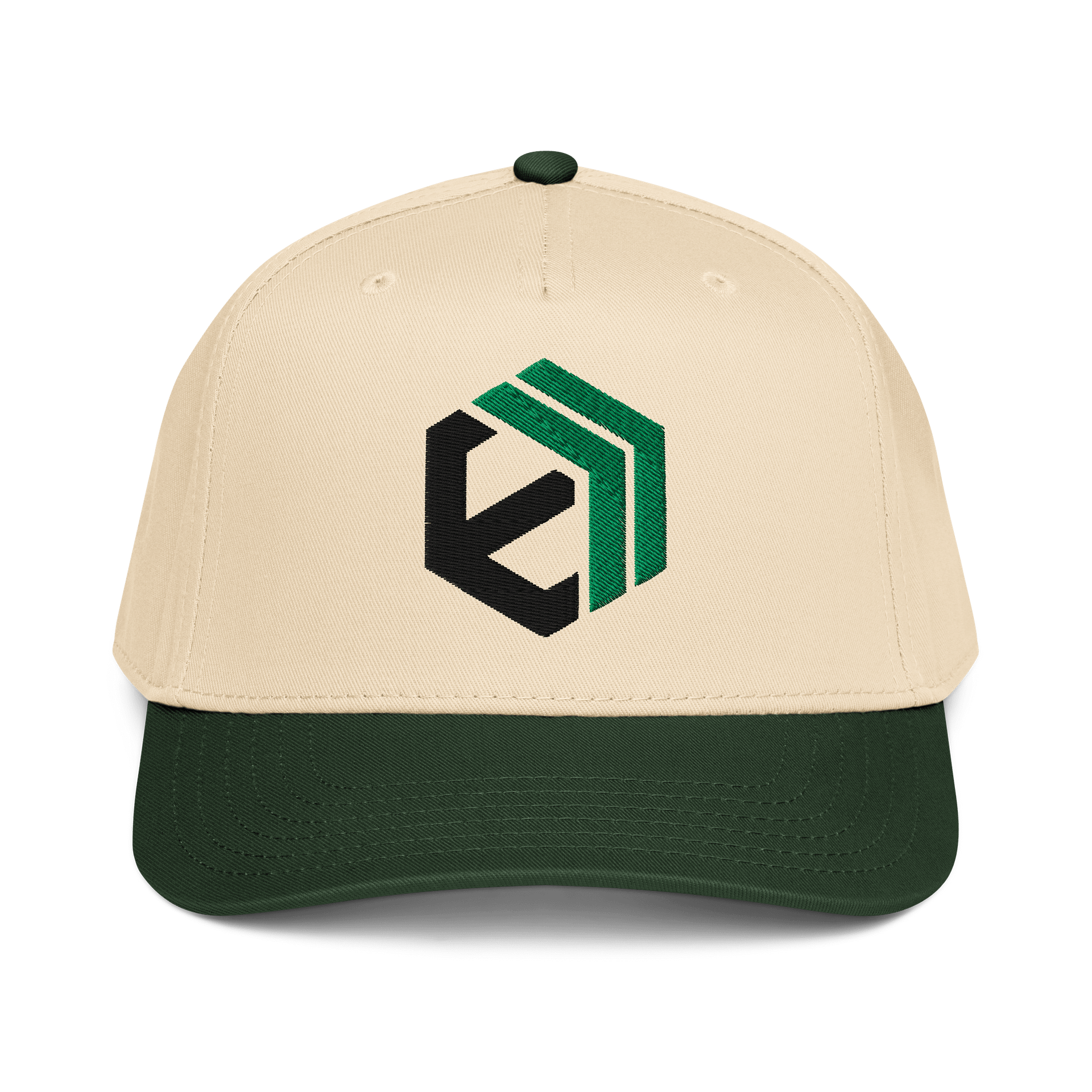 E-Estate Embroidered Logo Hat – Sand & Forest Edition product image (1)