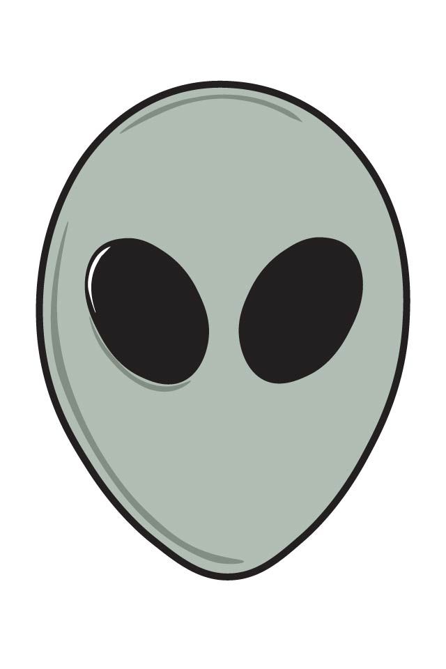 Alien Head - Small & Large Bundle - Wallpaper product image (2)