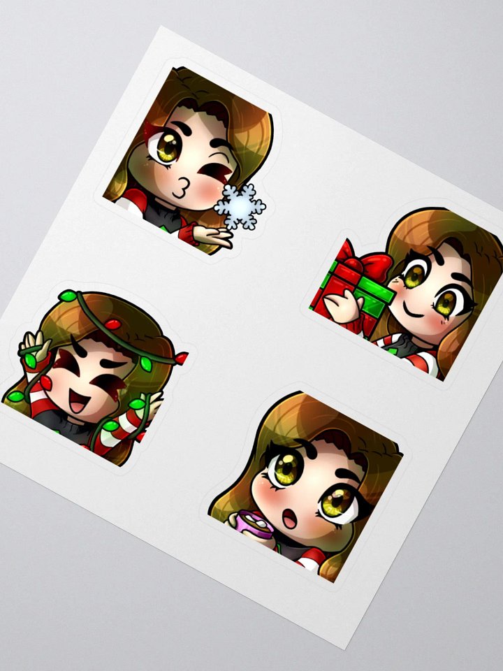 Dahlia Holiday Stickers product image (2)
